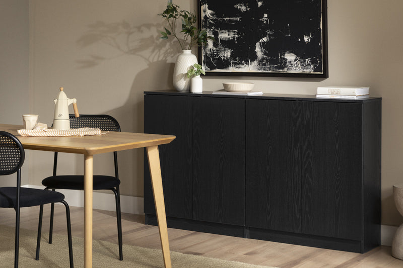 Arum Ensemble De 2 Buffets Avec 2 Portes Chene Noir, De Meubles South Shore