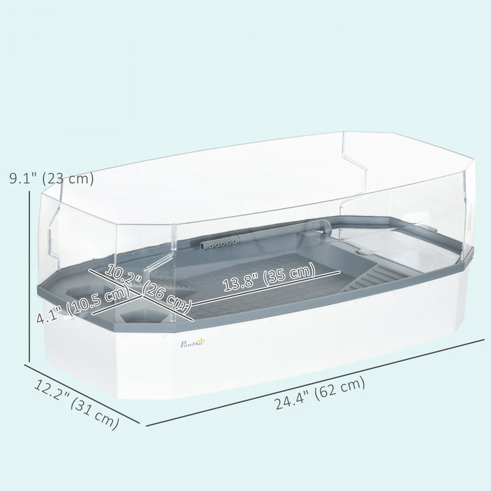 Bac a Tortues, Aquarium pour Tortues avec Plateforme de Bain de Soleil