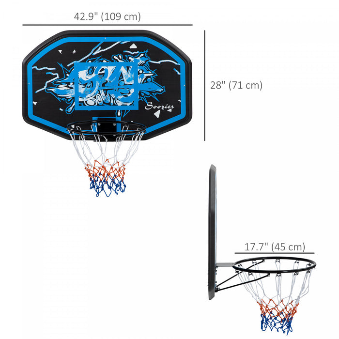Soozier Panier De Basket-ball Mural Panier De Basket-ball