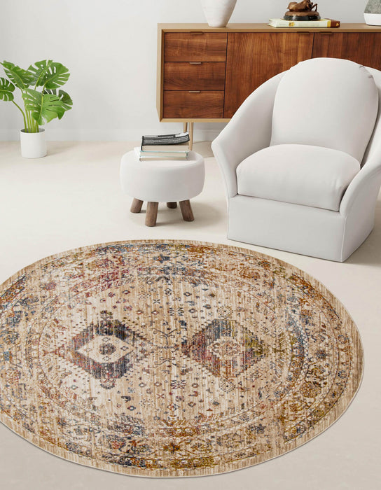Tapis Traditionnel Ethel 5'0\" x en Multi