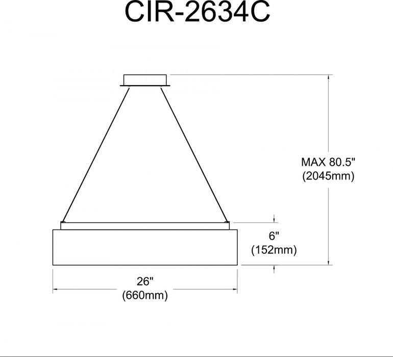 Lustre Circulo de Dainolite avec abat-jour blanc, fini laiton vieilli et ampoule de 34 W