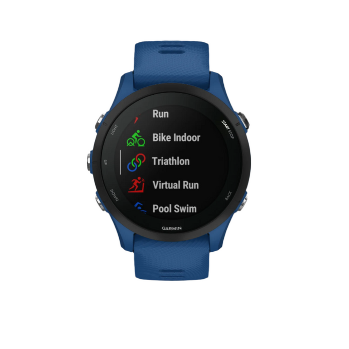 Garmin Forerunner® 255 Montre Gps Intelligente - Suivi De La Sante Quotidien Avec Une Autonomie De Batterie De 14 Jours - Bleu Maree