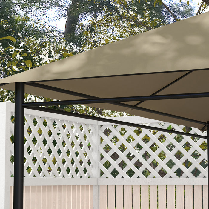 Outsunny 10' X 13' Couverture De Toit De Remplacement, Kaki