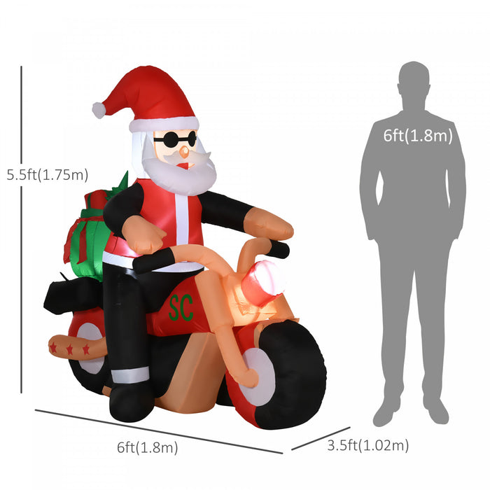 Homcom Pere Noel Gonflable Camouflage