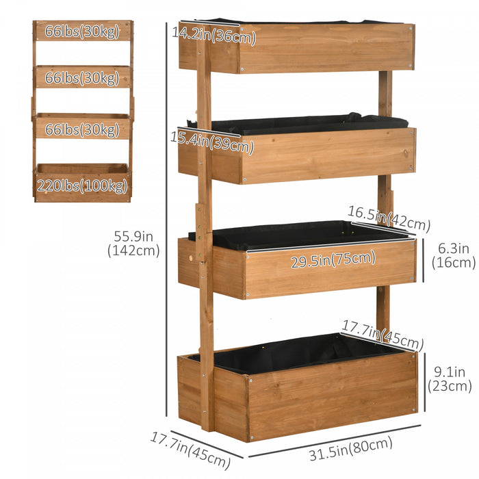 Outsunny Lit De Jardin Sureleve A 4 Niveaux A Angle Reglable
