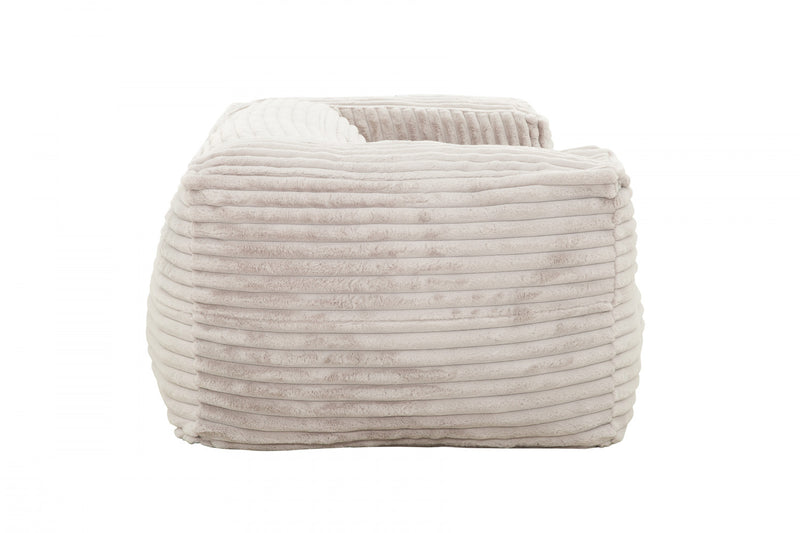 Fauteuil poire de type sofa Redd de Sealy en velours côtelé avec mousse à haute densité - taupe