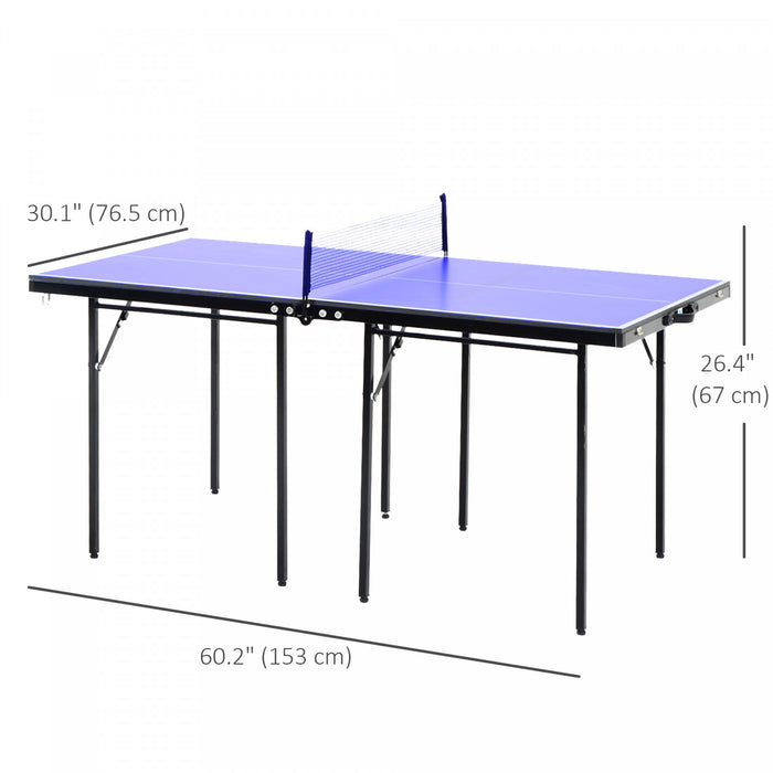 Soozier Table De Ping-pong Pliante, Table De Ping-pong Avec Poignees