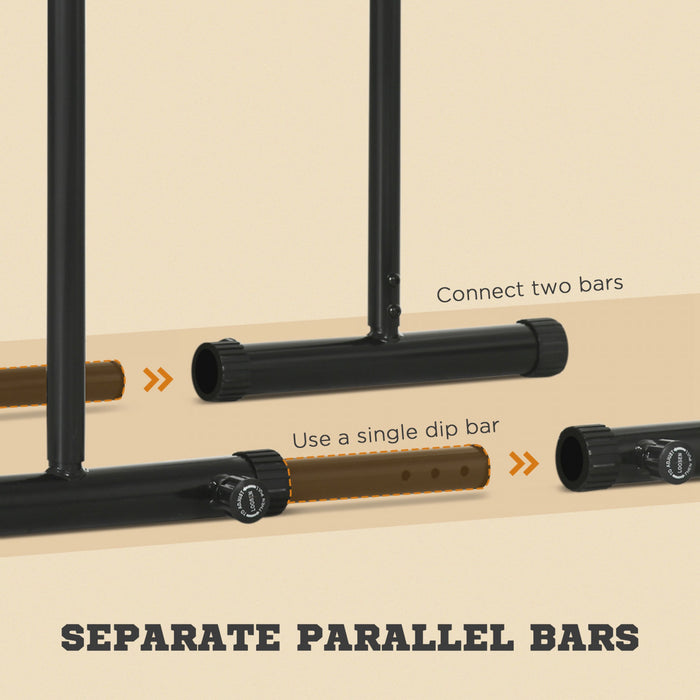Soozier Station De Pompes Avec Barres De Poussee Hauteur, Largeur Reglables