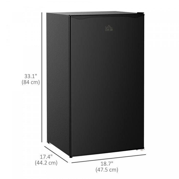 HOMCOM Mini refrigerateur avec congelateur, refrigerateur compact