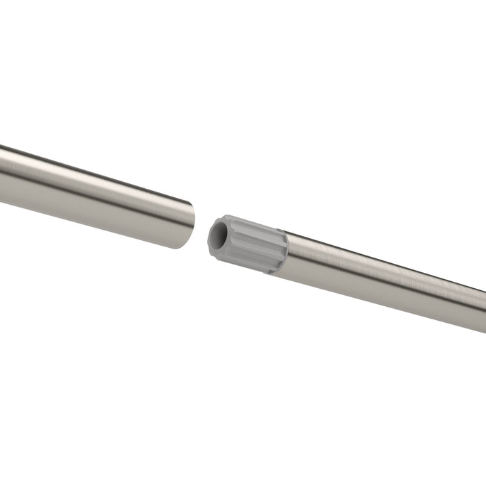  Tringle à rideaux extensible Zen de Umbra acier nickel de 1 po - 32 po à 64 po