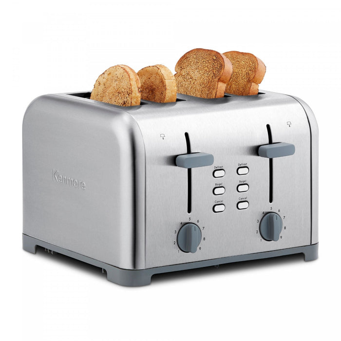 Kenmore grille-pain 4 tranches a fentes longues avec ecran tactile couleur et fentes extra larges