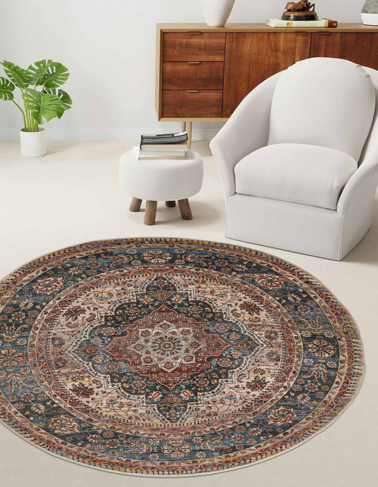 Tapis Traditionnel Irina 5'0\" x en Multi