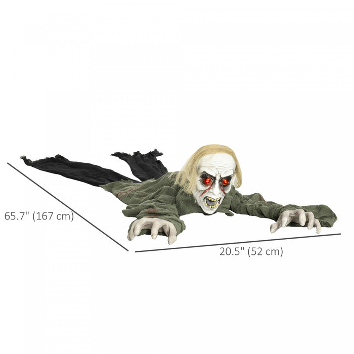 Homcom Zombie Rampant 66\", Decoration D'halloween Exterieure