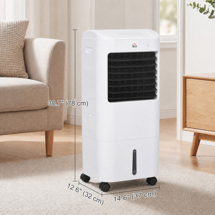 HOMCOM Refroidisseur d'air par evaporation, ventilateur de refroidissement