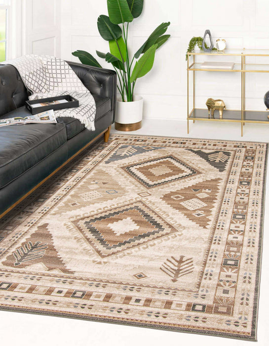 Carpette Lia ivoire - 8 pi 0 po x 10 pi 0 po   