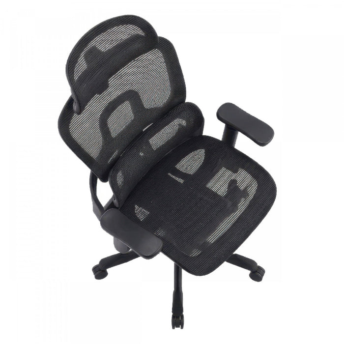 TygerClaw Fauteuil de Direction Ergonomique en Maille Integrale avec Support Multidirectionnel