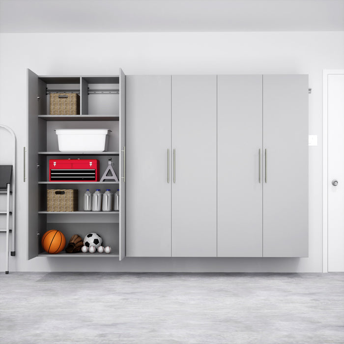 Hangups Armoire De Rangement De Garage 108 Pouces, Ensemble E De 3 Pieces – Gris Clair