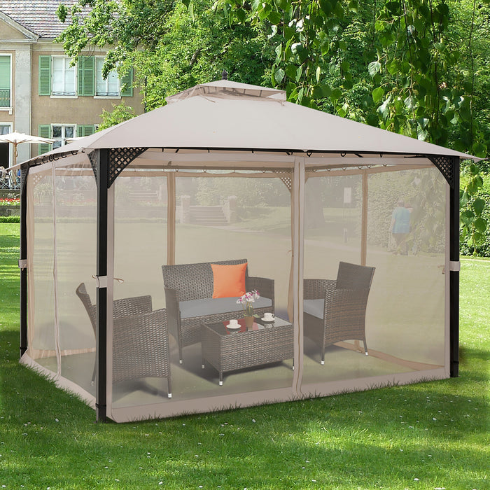 Pavillon De Jardin 365x305cm Costway