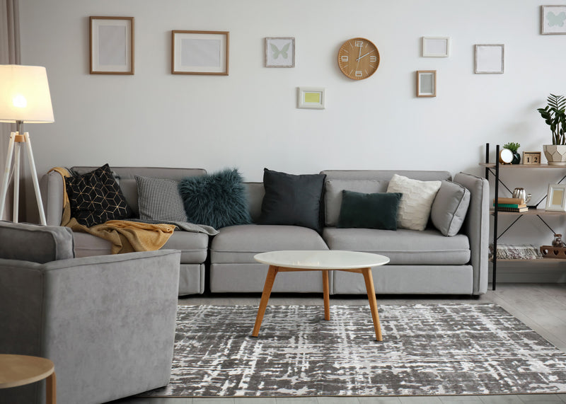 Carpette douce organique lavable à la machine - 7 pi 10 po x 10 pi 6 po