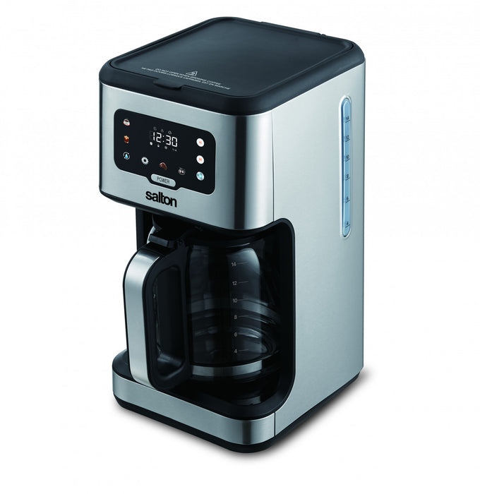 Cafetiere numerique Salton en acier inoxydable – 14 tasses