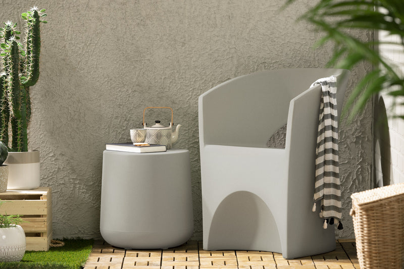 Chaise Dalya pour la terrasse - greige