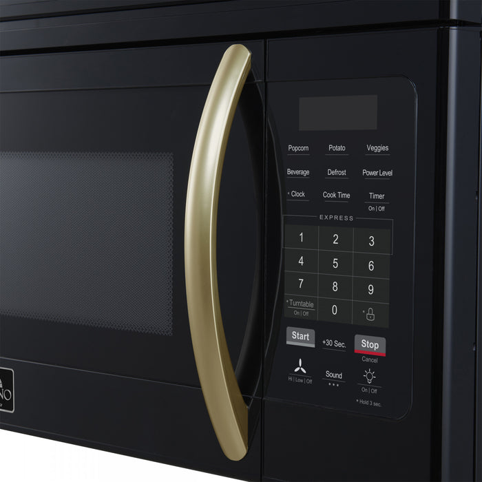 Four a micro-ondes Scalo 30 pouces,au-dessus de la cuisiniere, noir, 1,6 pi³ - FOTR3007-30BLK
