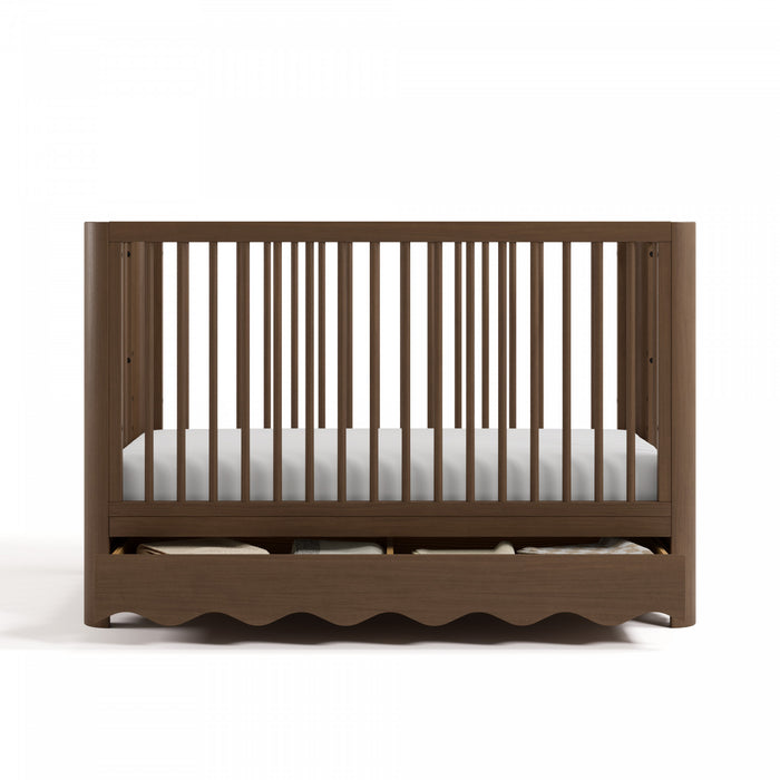 Storkcraft Casablanca Lit de bebe convertible 5-en-1 de luxe avec tiroir - Noisette