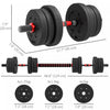 Soozier 44lbs Adjustable Dumbbells Weight Set for Body Fitness