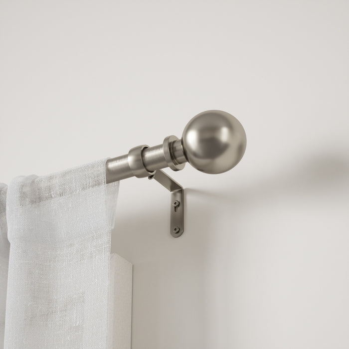  Tringle à rideaux extensible Bolas de Umbra nickel de 1 po - 36 po à 72 po