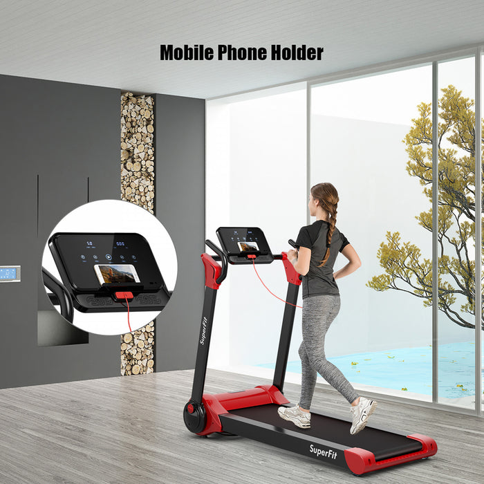 Tapis De Course Pliable 2,25cv Superfit Avec Haut-parleur Bluetooth