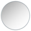Miroir Halpert de 24 po argenté