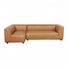 Lukas Contemporary Modern 118" Left-Facing 2-Piece Sectional Sofa in Camel | Canape sectionnel moderne contemporain Lukas 2 pieces, 118", oriente a gauche, couleur camel