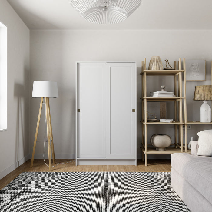 Elite Armoire D’appoint A 4 Tablettes – Blanc