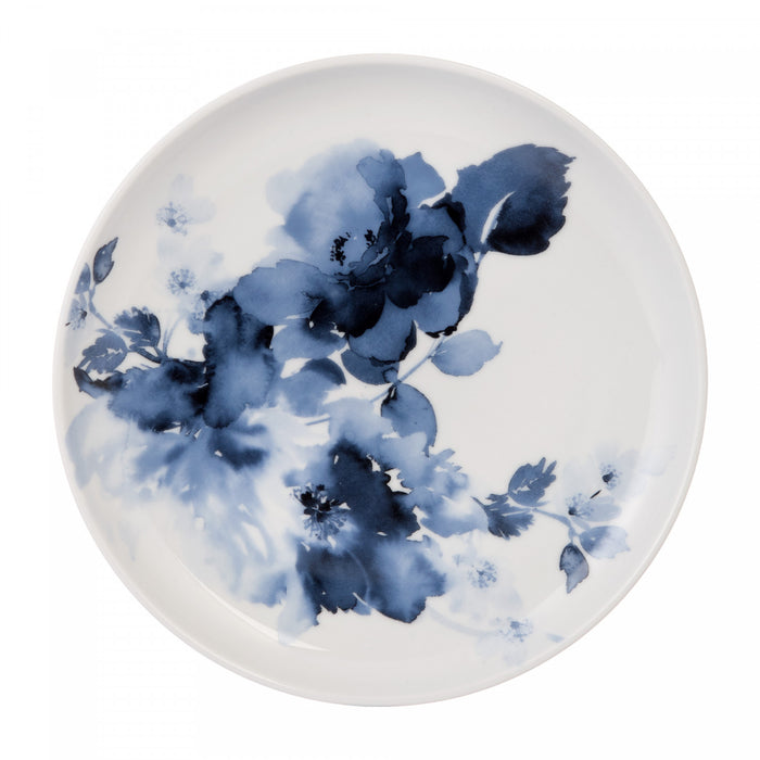 Ensemble de Vaisselle 16 Morceaux H2K Midnight Roses en Porcelaine