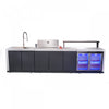 Forno Rimini Outdoor Kitchen, 62,600 BTU, 4.8 cu.ft. Refrigerators, White Countertops - FODKT2575WHT | Cuisine d'exterieur Rimini de 62 600 BTU, refrigerateurs de 4,8 pi³, comptoirs blancs – FODKT2575WHT