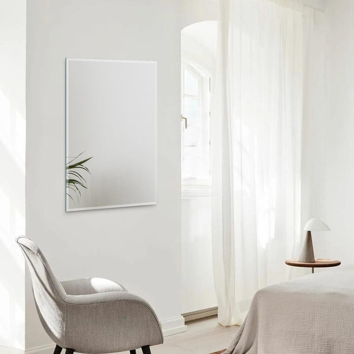 Miroir rectangulaire Arcus 30 po x 40 po sans cadre avec bordure biseautée