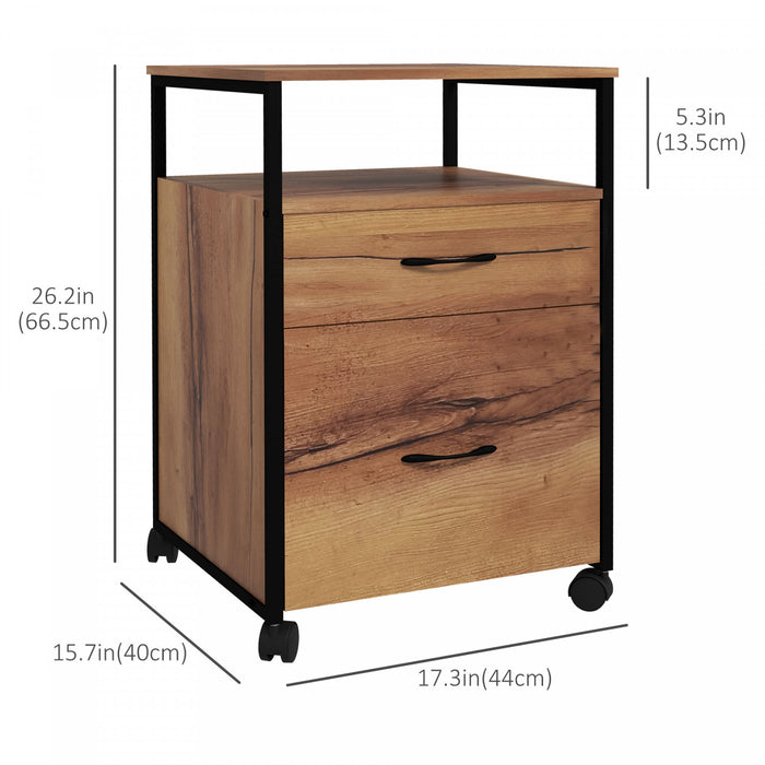 Vinsetto Classeur Mobile Avec Tiroirs Avec Barres De Suspension