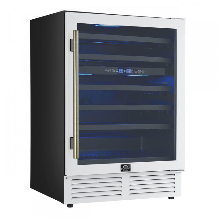 Refroidisseur a vin Bacchino de 24\",Blanc, capacite de 51 bouteilles,encastrable ou autonome-FWCDR6634-24WHT