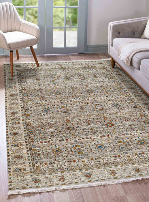 Tapis Traditionnel Zaina 9'0\" x 12'0\" en Gris