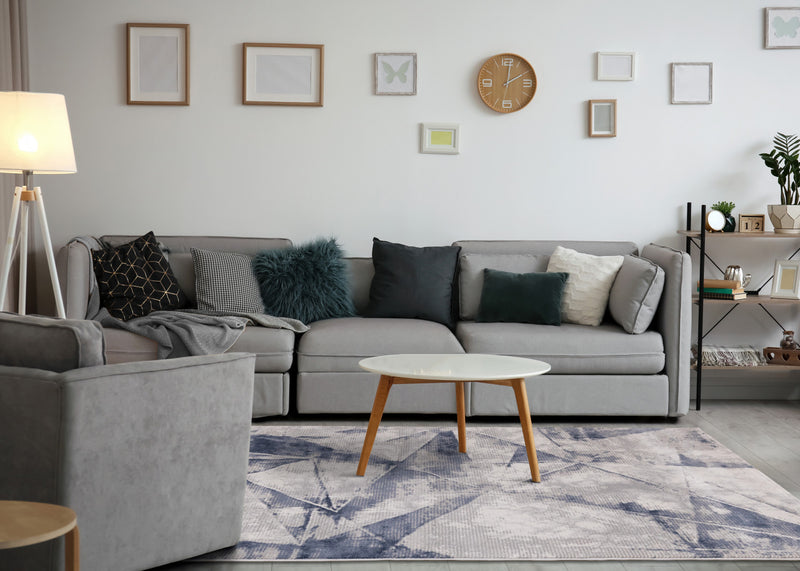 Carpette London d’aspect vieilli pour l’intérieur - 5 pi 3 po x 7 pi 7 po