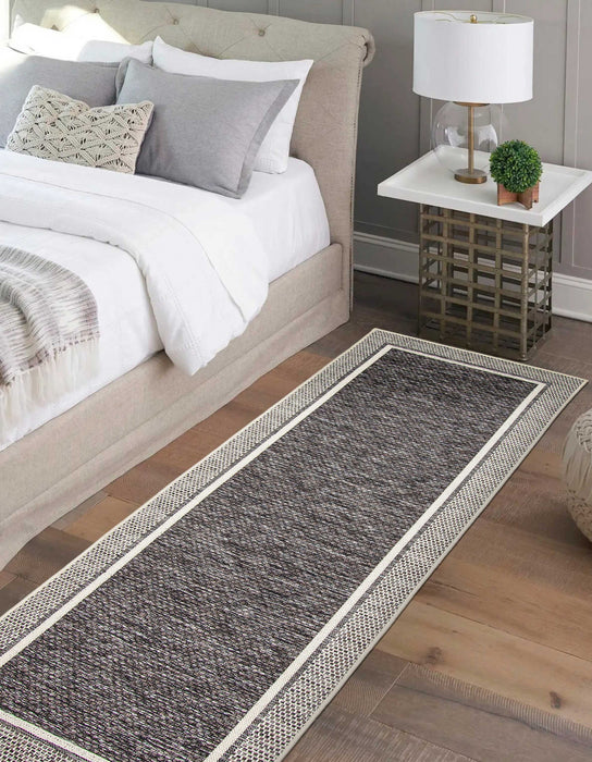 Carpette Brooks anthracite - 2 pi 8 po x 8 pi 2 po