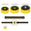 Soozier 55lbs Dumbbell Barbell Adjustable Ergonomic Set for Home Gym