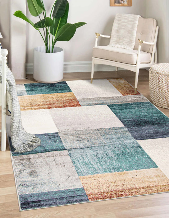 Carpette Rylie multicolore - 5 pi 0 po x 8 pi 0 po