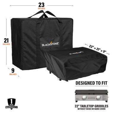 Couvercle et Sac de Transport pour Plaque de Cuisson Blackstone 22\" - 1722
