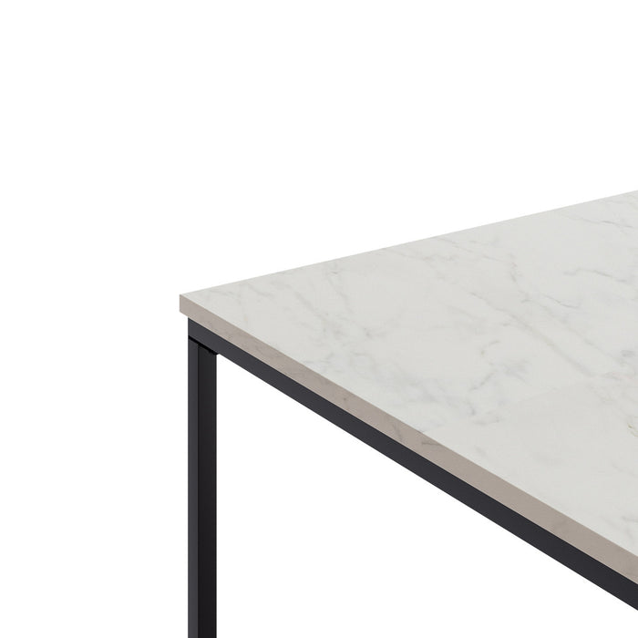 Terra Table Basse Rectangulaire avec Plateau en Marbre