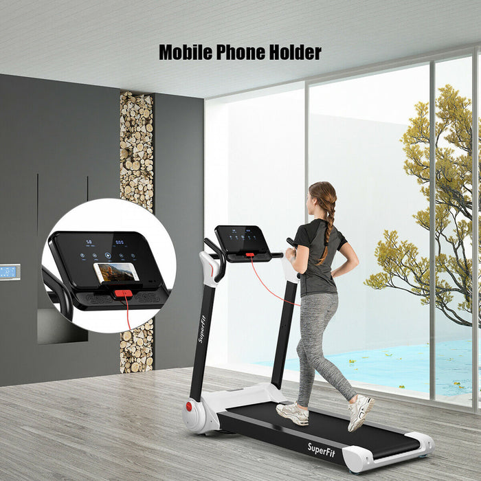 Tapis De Course Pliable 2,25cv Superfit Avec Haut-parleur Bluetooth