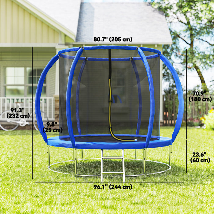 Soozier Trampoline d'exterieur pour enfants de 8pi certifie ASTM