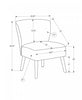 Monarch Specialties - Accent Chair, 33" H, Upholstered, Living Room, Bedroom, Green Fabric, Walnut Wood Legs | Monarch Specialties - Chaise D'Appoint, 33"H, Rembourre, Salon, Chambre A Coucher, Vert, Pieds Bois De Noyer