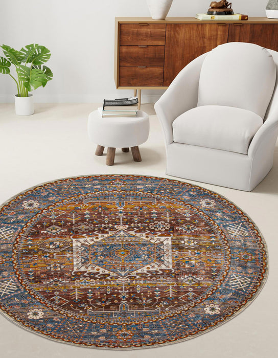 Tapis Traditionnel Dulce 5'0\" x en Multi
