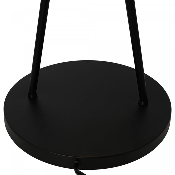 Lampadaire Sur Pied Cortina A 6 lampes, Noir, Laiton Brosse